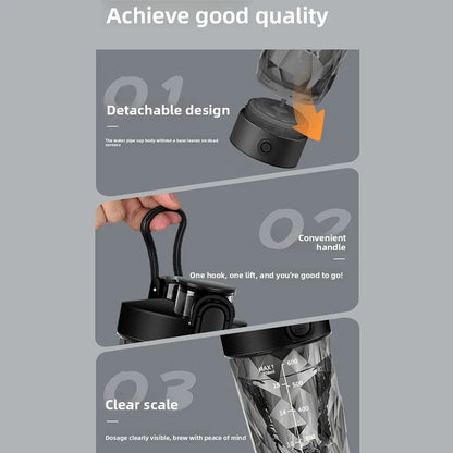 700ml Electric Protein Powder Mixing Cup Automatic Shaker Bottle Mixer Shake Bottle Milk Coffee Blender Kettle fro Gym outdoor
