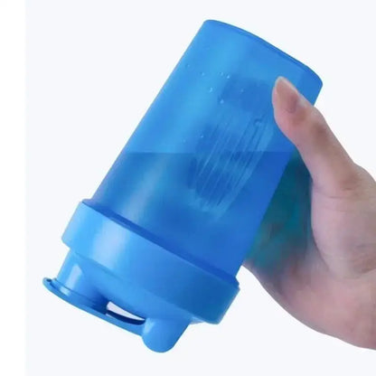 New 400ML Blender Shaker Bottle with Stainless Ball BPA Free Plastic Protein Shakes Leakproof for Powder Workout Gym Sport