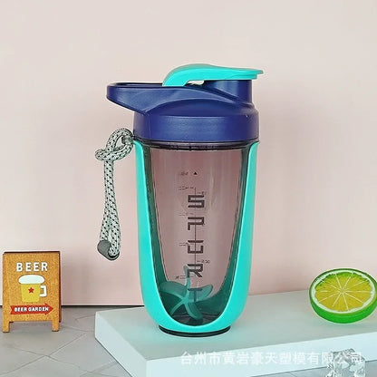 590ML Blender Shaker Bottle with Plastic Whisk Ball BPA Free Plastic Protein Shakes Leakproof for Powder Workout Gym Sport New