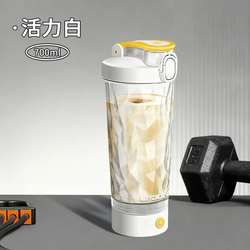 700ml Electric Protein Powder Mixing Cup Automatic Shaker Bottle Mixer Shake Bottle Milk Coffee Blender Kettle fro Gym outdoor