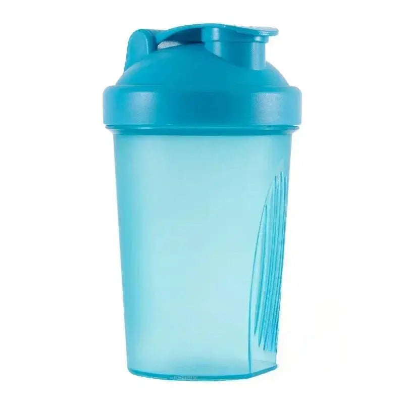 New 400ML Blender Shaker Bottle with Stainless Ball BPA Free Plastic Protein Shakes Leakproof for Powder Workout Gym Sport