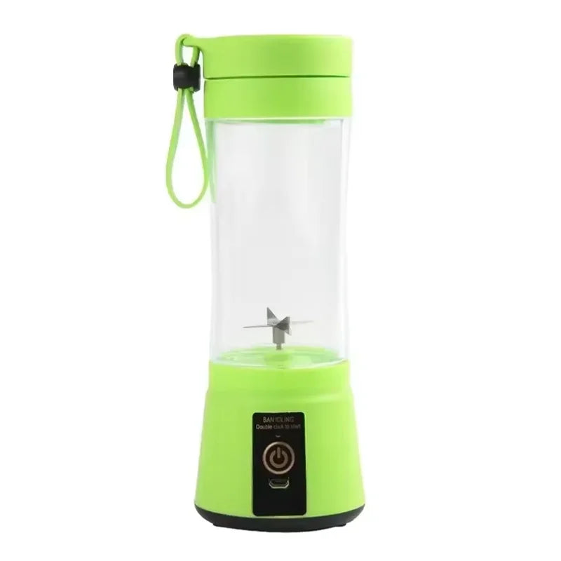 Cordless Portable Personal Size Blender - Mini Blender Make Smoothies and Shakes 380Ml BPA Free Travel Cup for Office/Home/Gym